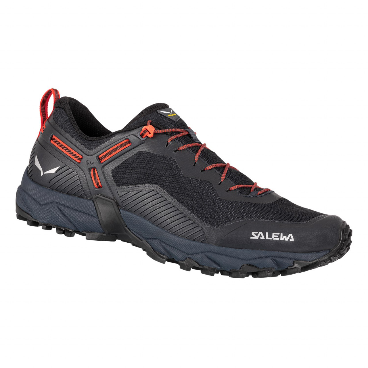 Salewa Men's Ultra Train 3 Hiking Shoes Grey/Blue/Orange IWN-069781